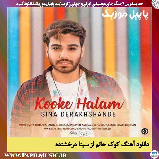 Sina Derakhshande Kooke Halam دانلود آهنگ کوک حالم از سینا درخشنده